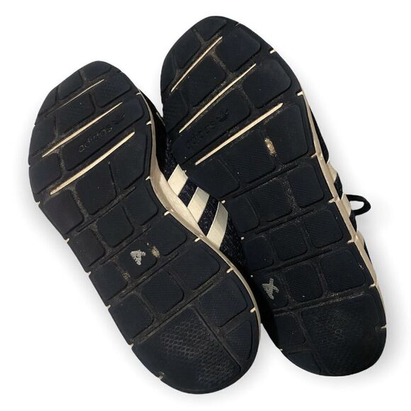 Adidas Swift Run Denim Sneakers B37118 Mens 6.5 Knit Blue Jean Navy - Picture 6 of 11